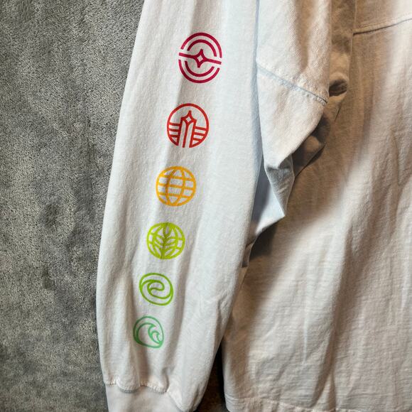 Disney Epcot 40th Anniversary Spirit Jersey XL White Colorful - Picture 3 of 6